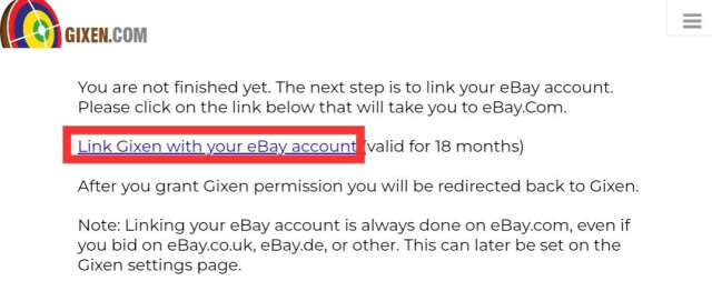 3:eBayアカウントとの連携
