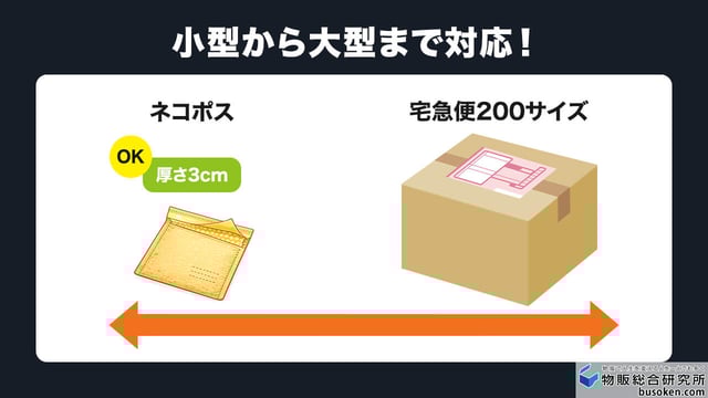 小型から大型まで対応!