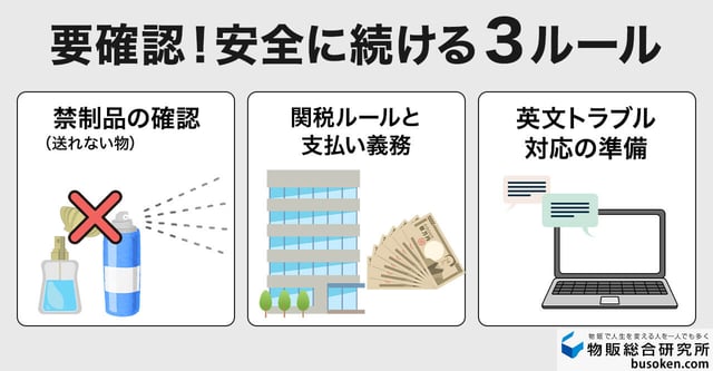 海外販売で失敗しないための注意点