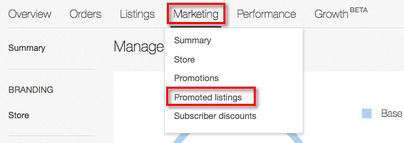 promoted listings 手順