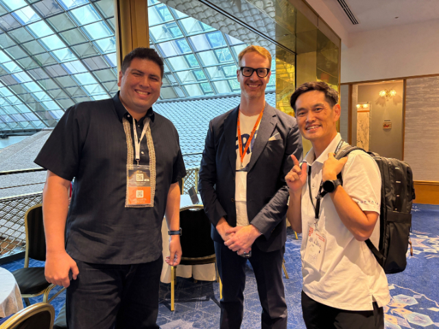 船原はイベントでHelium10の担当者の方々にもお会いできました！