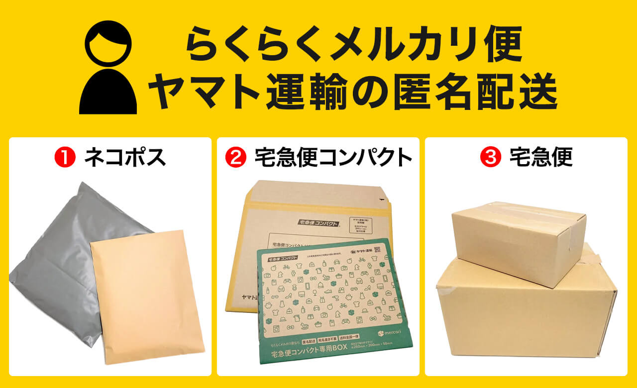 1分診断ツール付】メルカリの匿名配送とは？設定から図解で全解説！