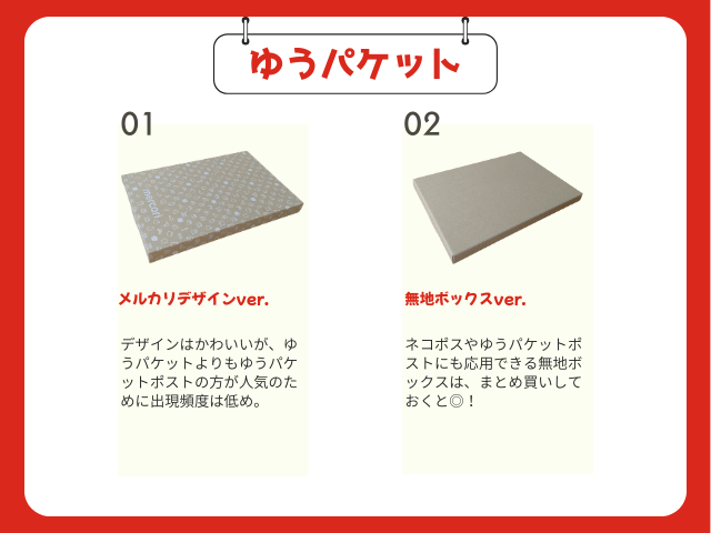ゆうパケット(ゆうゆうメルカリ便)