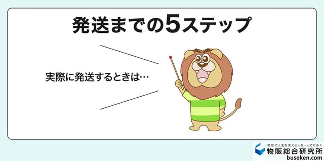 eBay発送の具体的な5つの手順