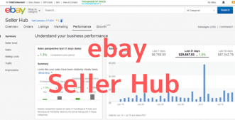 ebay輸出 管理画面Seller Hubへの切り替えの方法
