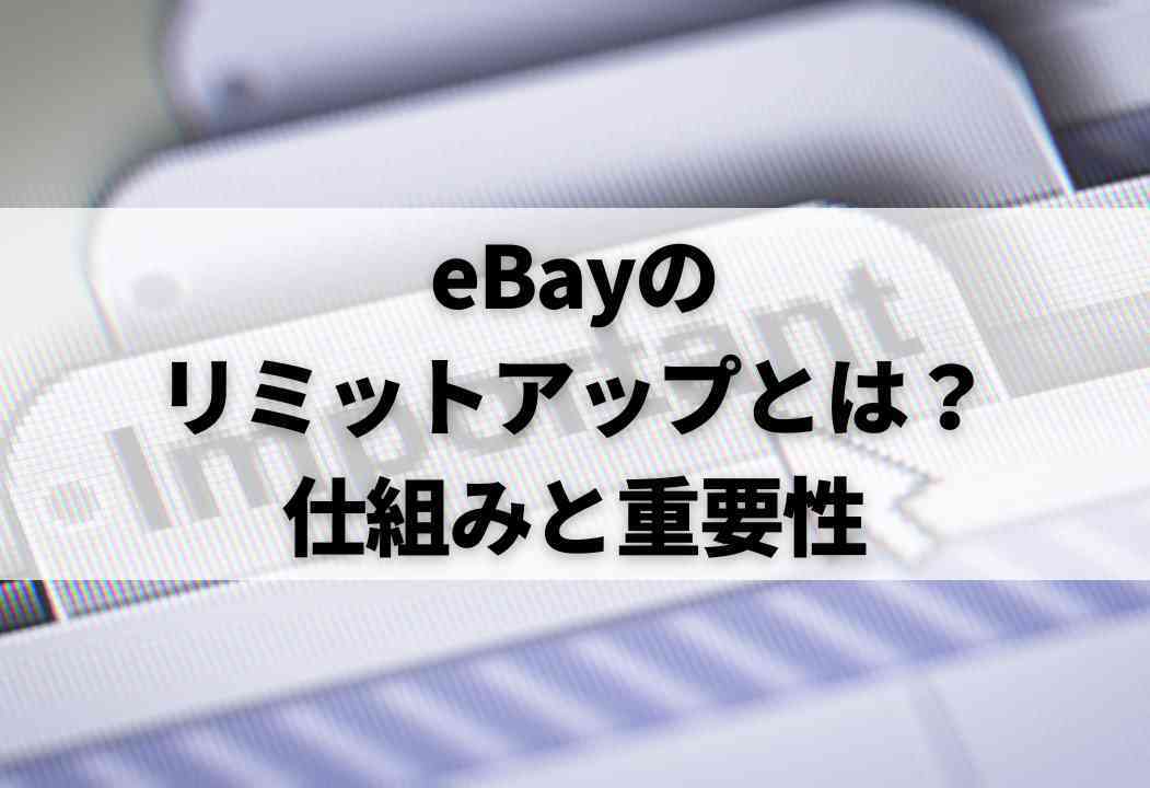 メール例文あり】初めてのeBayリミットアップ！成功のコツ＆裏ワザも