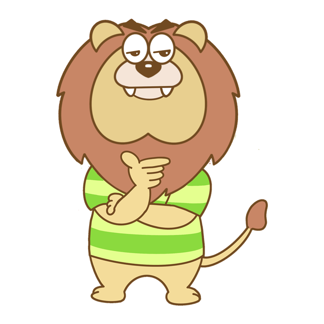 セラーハブを知らないのが、まずい事態だと自覚できたギャオ(ライオンのキャラクター)