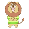 対策のイメージができて、早速取り掛かろうと張り切るギャオ(ライオンのキャラクター)