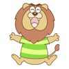 せどりに少し自信が持てて、安心しているギャオ(ライオンのキャラクター)