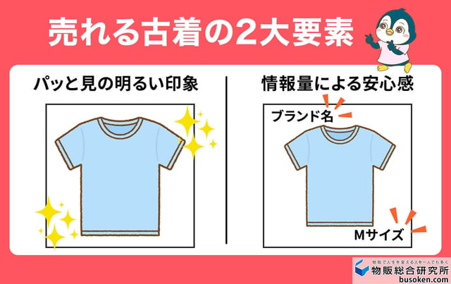 メルカリで売れる古着と売れない古着の違い