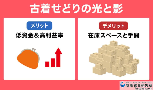 古着せどりのメリット・デメリット