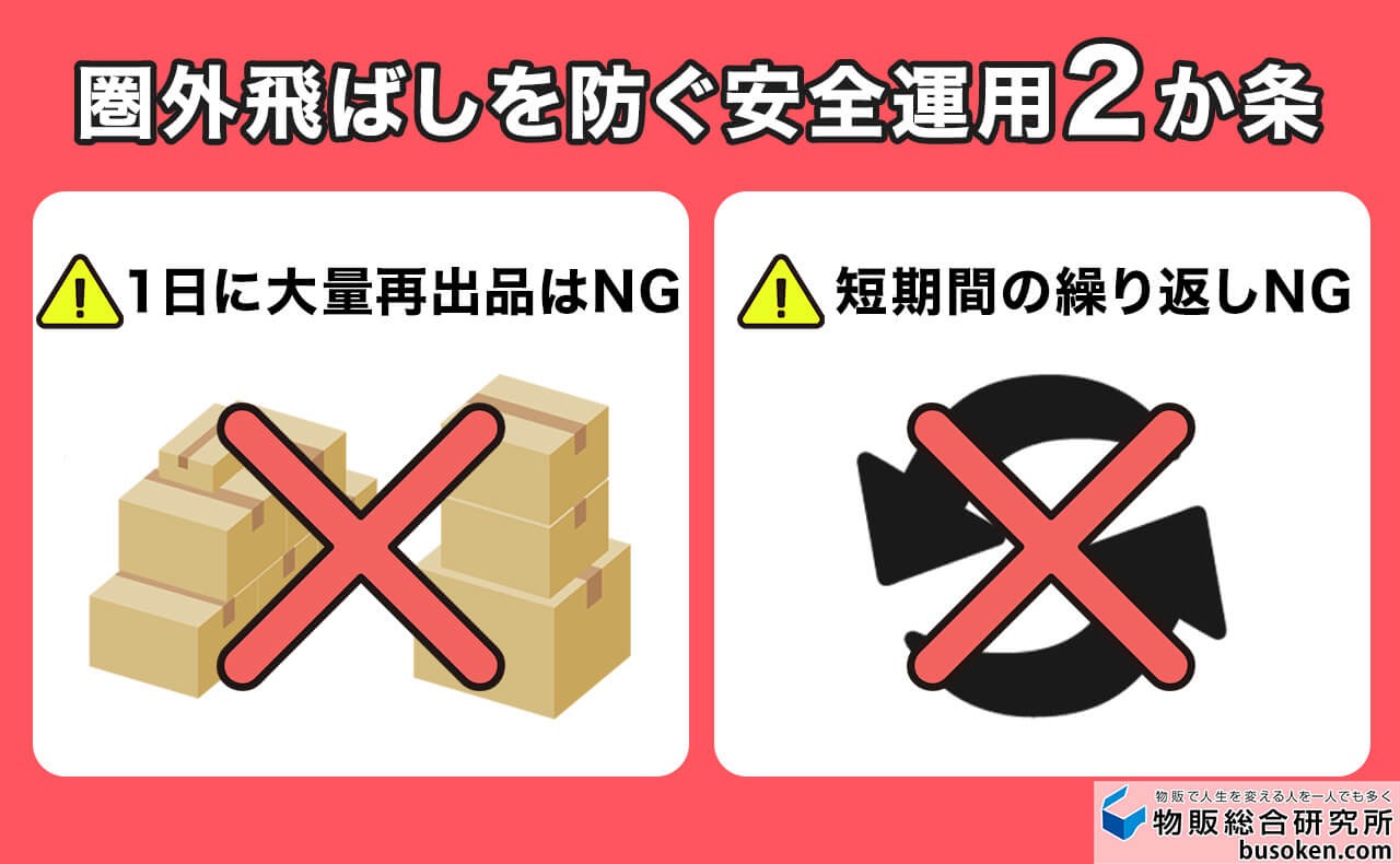 図解メルカリ再出品のやり方3ステップ！ペナルティ回避術も！