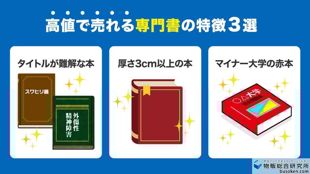 ①専門書・医学書（定価が高い＝中古でも高い）