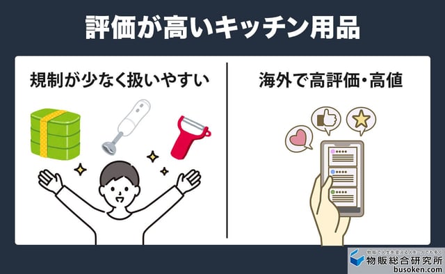 ②高品質なキッチン用品
