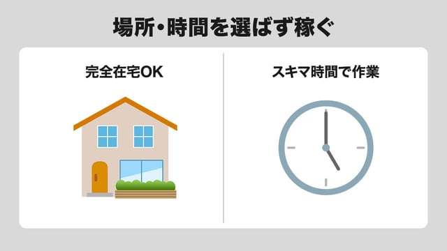 5. 完全在宅・スキマ時間で完結