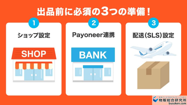 Shopee出品前に必要な3つの準備