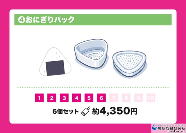④おにぎりパック