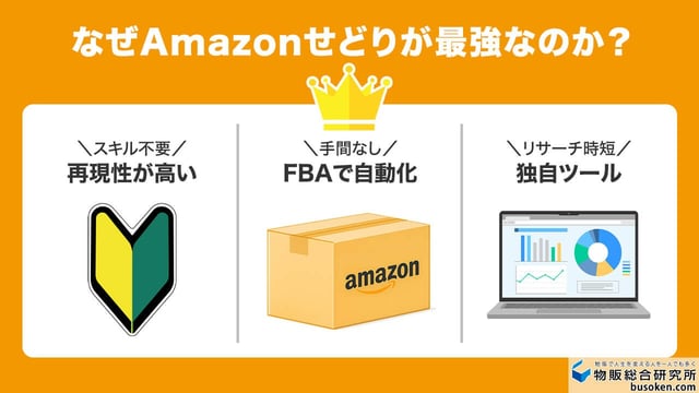 Amazonせどりをおすすめする3つの理由