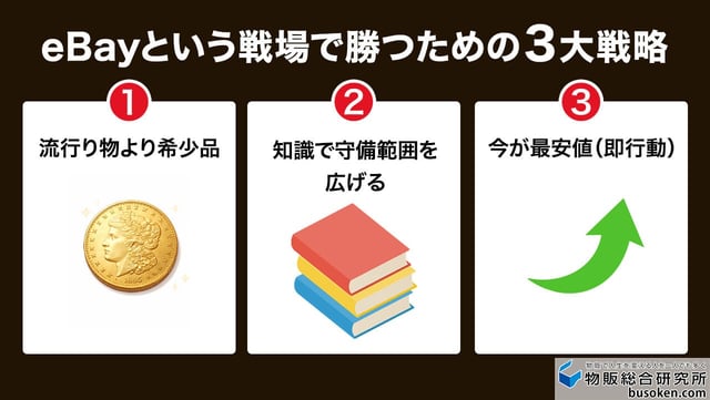 それでもeBayで稼ぐには？転売のプロが実践する3つの生存戦略